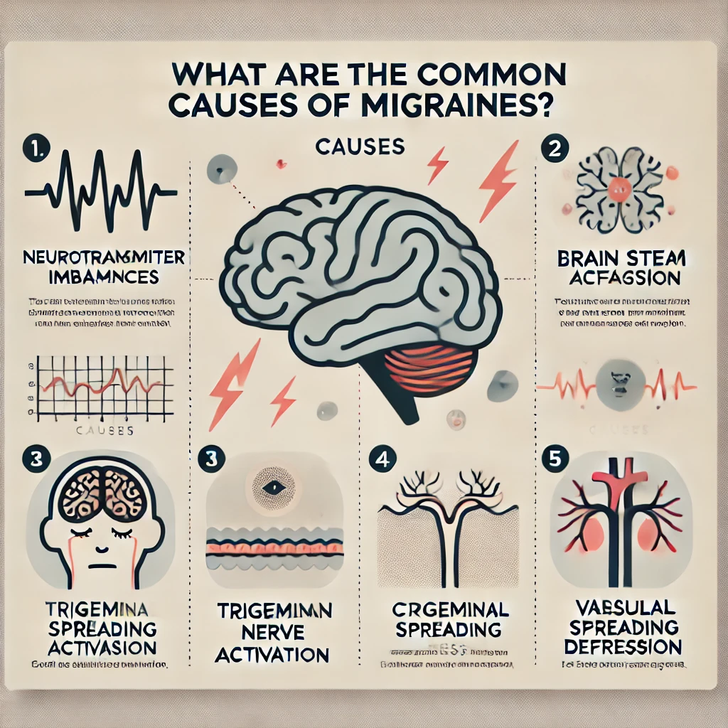 WHAT re the causes of migraines